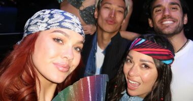 Katya Jones joins Strictly co-stars for a night out at ABBA Voyage