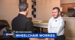 Kevin Sullivan of Palatine gets wheelchair fixed for free by S&J Services and Repairs after struggling for months with Numotion
