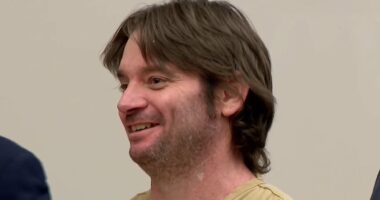 Killer dad LAUGHS in court after confessing to murder son, girlfriend