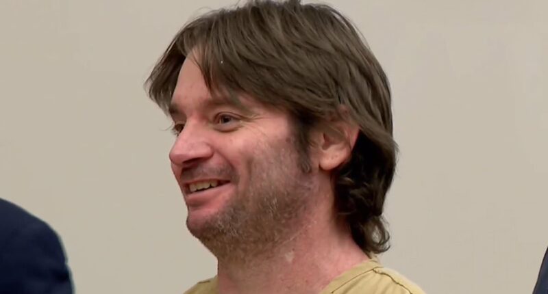 Killer dad LAUGHS in court after confessing to murder son, girlfriend