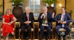 King Charles need not worry about his safety meeting Trump - the late Queen survived 'far more worrying' state visits, ROBERT HARDMAN tells first ever live episode of Palace Confidential