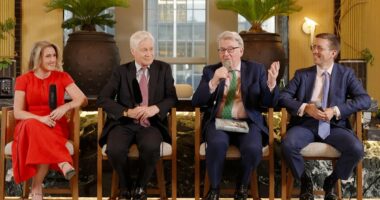 King Charles need not worry about his safety meeting Trump - the late Queen survived 'far more worrying' state visits, ROBERT HARDMAN tells first ever live episode of Palace Confidential