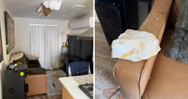 Large ice block mysteriously crashes through Whittier home; LA County supervisor demands FAA investigation
