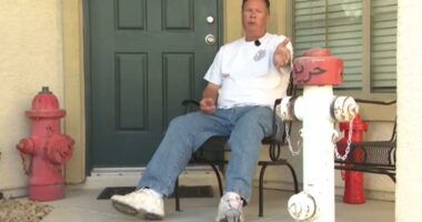 Las Vegas veteran Brent Saba pushes back after HOA targeted fire hydrant display