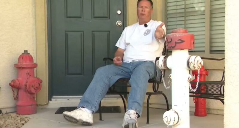 Las Vegas veteran Brent Saba pushes back after HOA targeted fire hydrant display