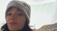 Lily Allen enjoys a visit to Niagara Falls and catches up with 13 Reasons Why star Tommy Dorfman as she spends time in Toronto on her world tour