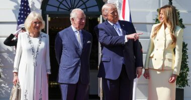 Lip reader reveals Trump warning to Charles moments after his arrival