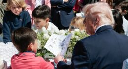 Little boy melts Trump's heart as president fires off brutal Biden dig