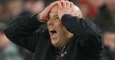 Liverpool 0-2 PSG (0-4 agg): Energy and emotion but no goals as Reds finally turn up for Arne Slot but suffer same fate, as Ousmane Dembele double and defensive steel seals win