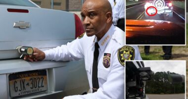 Long Island cops unveil futuristic guns that could fire GPS darts during chases