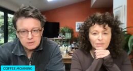 Loose Women star Nadia Sawalha's husband Mark Adderley is suspended from the Green Party after posting 'antisemitism rants' on YouTube