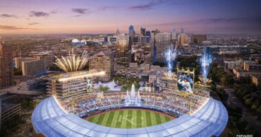 MLB's Royals announce plans for $1.9BILLION downtown stadium... after Chiefs opted to leave for Kansas