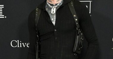 Machine Gun Kelly (MGK) has revealed he's not permitted to use TSA PreCheck or any other time-saving service to board flights faster; pictured in January