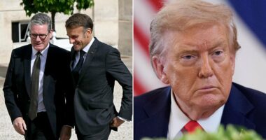 Macron tears into Trump on 'belligerent' Iran stance as furious Europe plots to freeze him out of post-war Hormuz mission