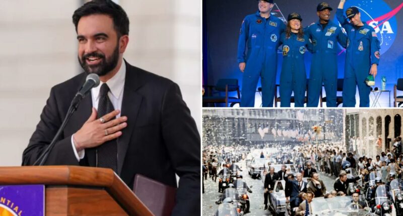 Mamdani considering ticker-tape parade for Artemis II crew