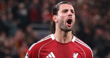 Man City vs Liverpool - COMBINED XI: Stats boffins reveal just FOUR Reds stars make superteam amid stuttering season for Arne Slot's side - and which surprise England star gets the nod?