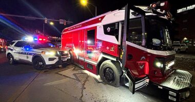 Man allegedly steals fire truck parked outside Colorado jail moments after being released from custody