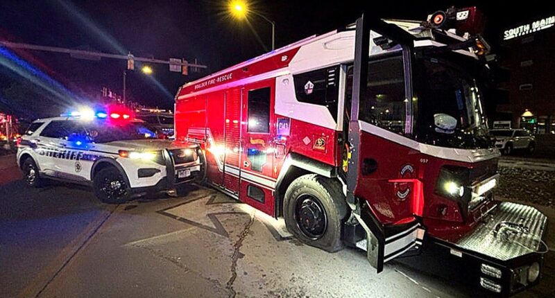 Man allegedly steals fire truck parked outside Colorado jail moments after being released from custody
