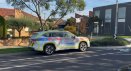 The stabbing occurred on Broadway in Reservoir around 11am.