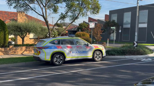 The stabbing occurred on Broadway in Reservoir around 11am.