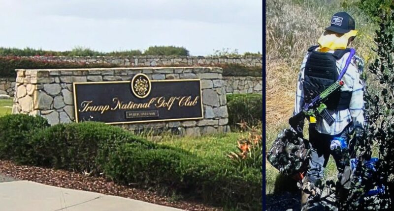Man busted with rifle, step stool near Trump golf course: DA