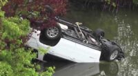 Man drives into Brevard County canal with ex in car, deputies say