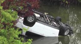 Man drives into Brevard County canal with ex in car, deputies say