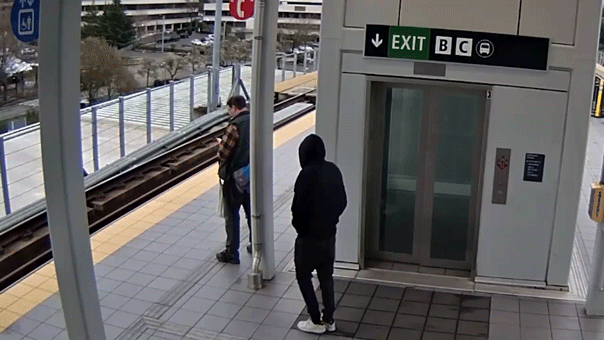 Man with prior arrest caught allegedly trying to shove stranger into train tracks twice in terrifying video