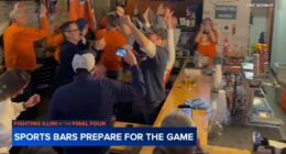 March Madness: Chicago sports bars preparing for University of Illinois Fighting Illini-UConn Final Four college basketball game