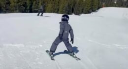 Meghan shares rare video of Harry and Archie skiing