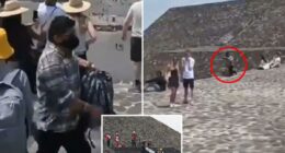 Mexican pyramid shooter caught on video calmly setting up gun, shooting as shocked tourists flee