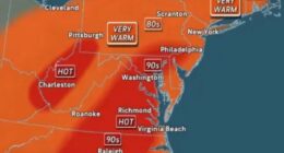 Millions brace for record-shattering heatwave scorching US East Coast