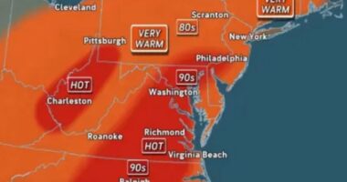 Millions brace for record-shattering heatwave scorching US East Coast