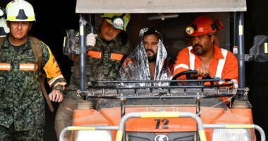 Miner rescued alive after spending nearly 2 weeks trapped underground in flooded area