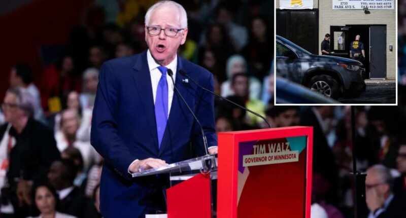 Minnesota Gov. Tim Walz has shocking reaction to FBI raids at day care centers â after slamming Trump admin