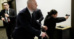 Miracle as bullet that hit man at White House dinner 'deflected by his phone'