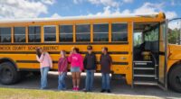 Mississippi middle schoolers stop runaway bus after driver loses consciousness from asthma attack