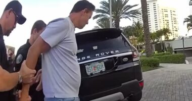 Moment Real Housewife and her husband are arrested for SHOPLIFTING