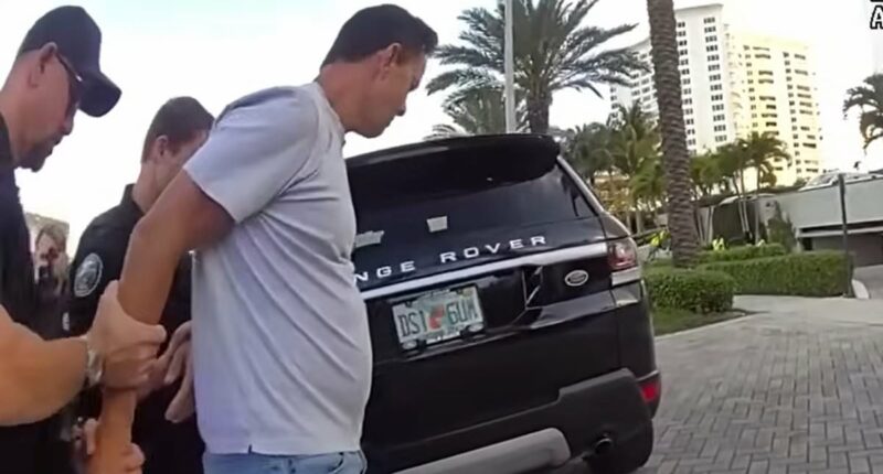 Moment Real Housewife and her husband are arrested for SHOPLIFTING