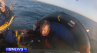 Moment rescue crew arrives 24 hours after divers disappeared