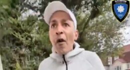 Moment thug shouts 'dirty motherf*****g Jew' in antisemitic assault