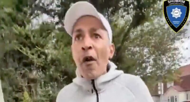 Moment thug shouts 'dirty motherf*****g Jew' in antisemitic assault