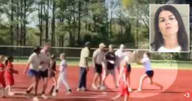 Mother rips other coach's hair and punches her in the face as teams in 8-and-under softball game shake hands, cops say