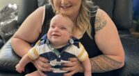 Maddicyn Brokenshire was overcome with worry after finding out her son, Ollyver, was battling Amniotic Band Syndrome (ABS)