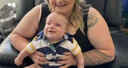 Maddicyn Brokenshire was overcome with worry after finding out her son, Ollyver, was battling Amniotic Band Syndrome (ABS)