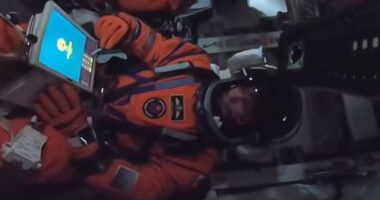 NASA fans spot astronaut's PIN on Artemis II moon launch livestream