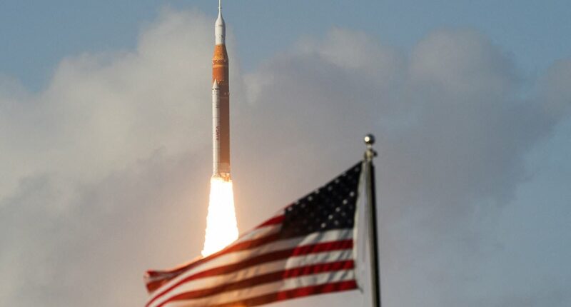 NASA's Artemis II blasts off toward the moon in fiery liftoff