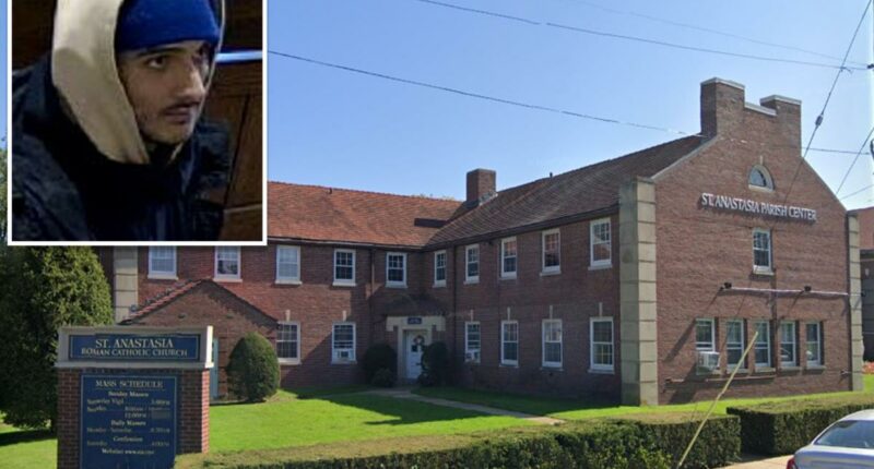 NYPD hunts suspect who robbed Queens church and desecrated its holy water