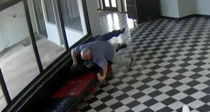 New video shows Oklahoma high school principal tackling gunman