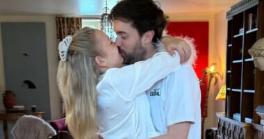Newly-married Jack Whitehall and Roxy Horner pack on the PDA